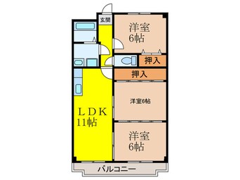 間取図 エントピア那珂川