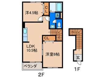 間取図 ブライトプレ－ヌ遠賀