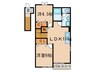 ベルメゾン 2LDKの間取り