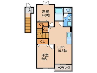 間取図 ベルメゾン