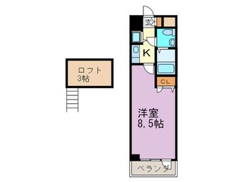 間取図 ペスカデリア大楠