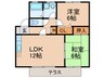 プロムナ－ド野中Ｄ 2LDKの間取り