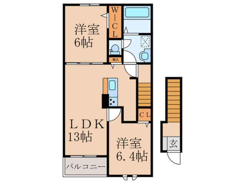 間取図 ドリームシャインコート　Ａ