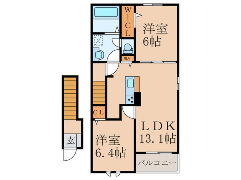 間取図 ドリームシャインコート　Ａ