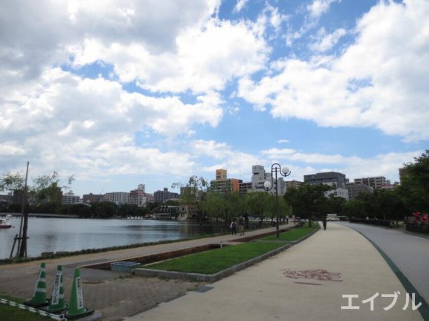 大濠公園(公園)まで350m エトランゼ17大濠公園前