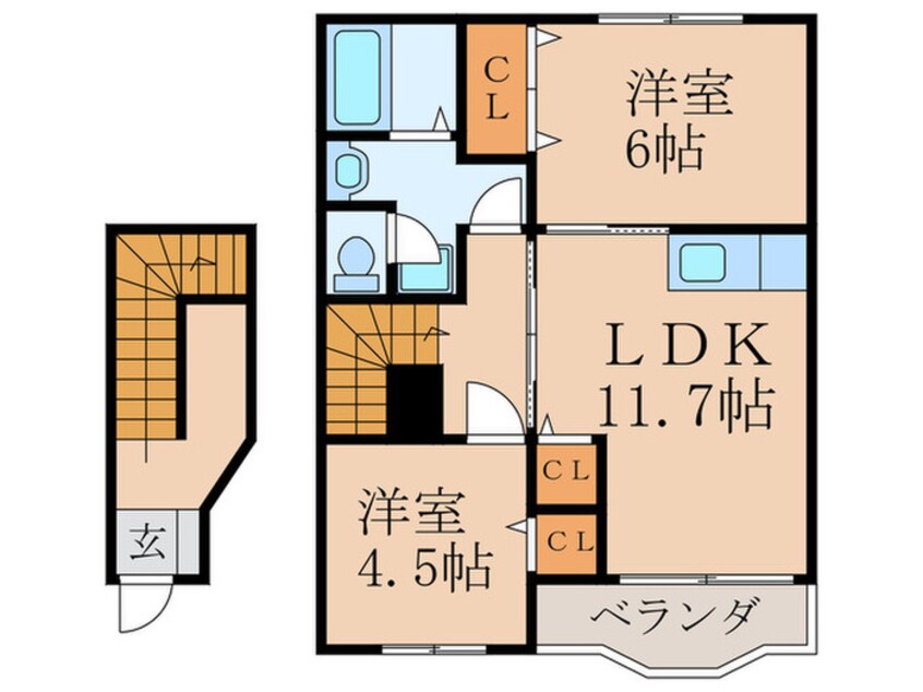 間取図 パークメゾンＭ　Ａ棟