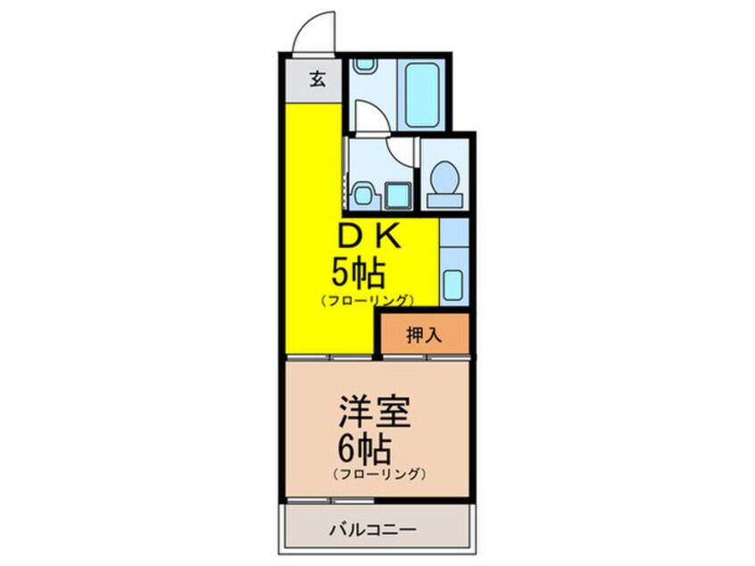 間取図 コーポ江越