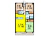 ダイアパレス南福岡(508) 3LDKの間取り