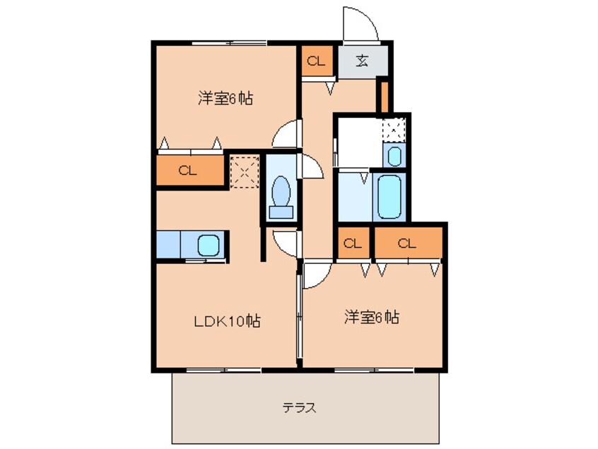 間取図 エスポワール Ａ