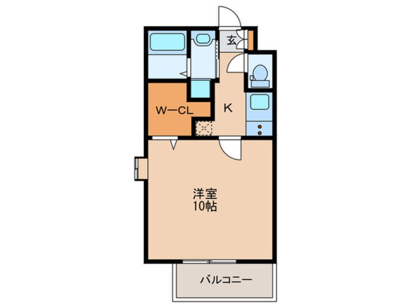 間取図 ｻｳﾞｫｲｺｰﾄｵﾌﾞｱｰﾑｽﾞ(501)