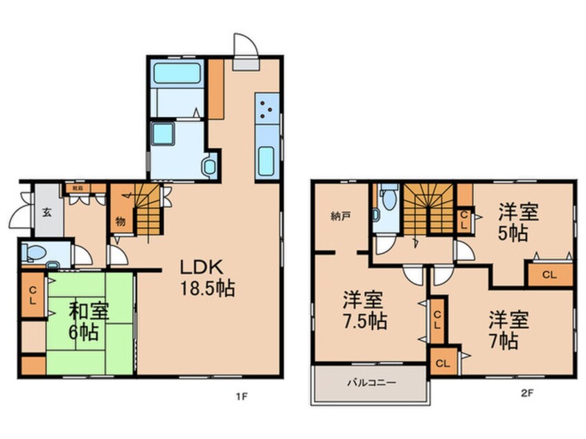 間取図 野中町邸