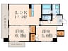 メゾンピザピノ 2LDKの間取り