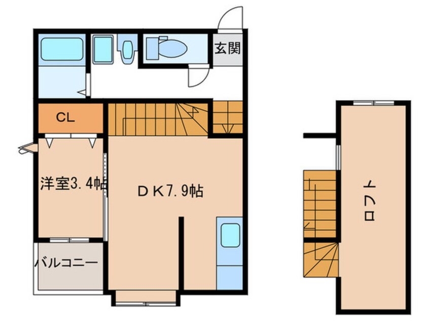 間取図 ラフィーナ次郎丸