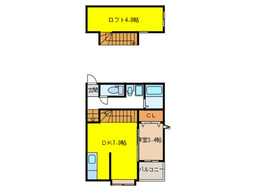 間取図 ラフィーナ次郎丸