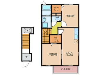 間取図 カレントヒルズⅠ