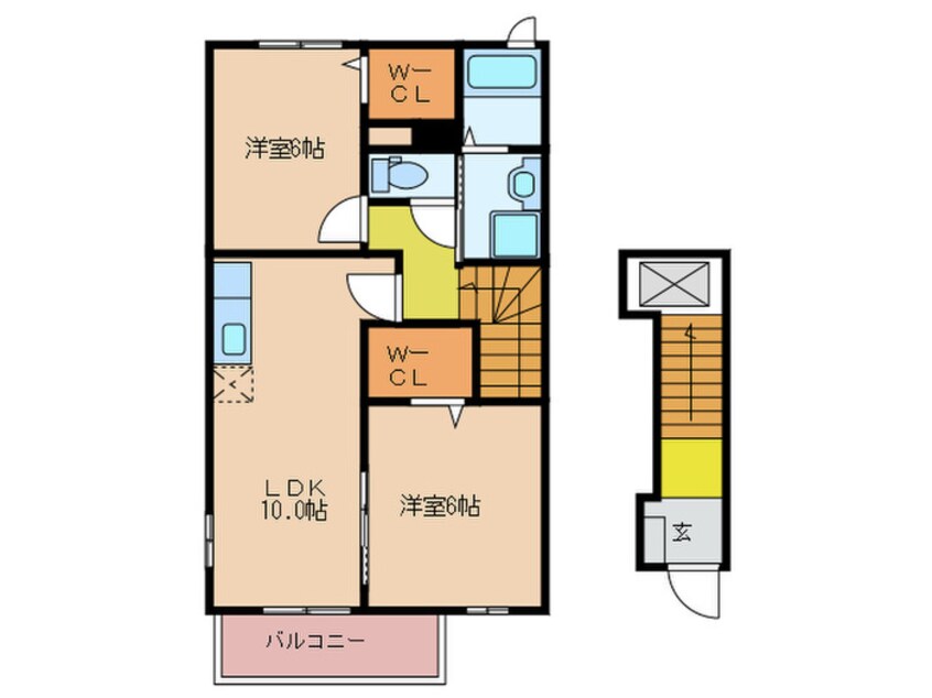 間取図 カレントヒルズⅠ