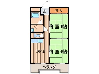 間取図 ディアライフ皇后崎