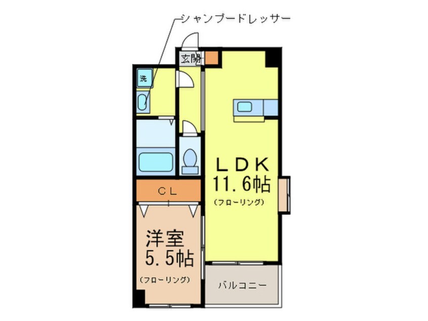 間取図 ブエナ・ペスカデリア