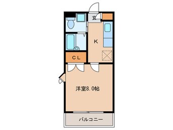 間取図 フェアネスⅡ号館