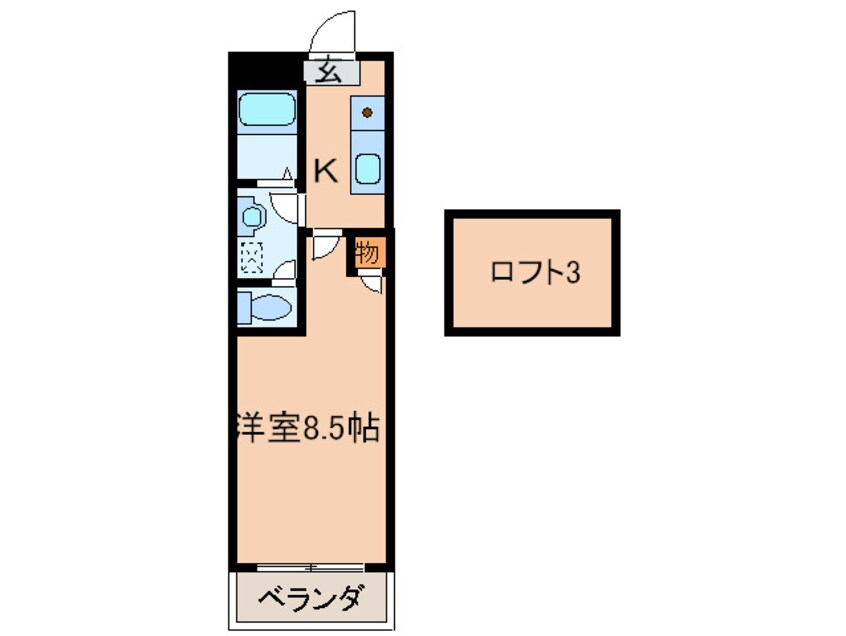 間取図 スズラン８