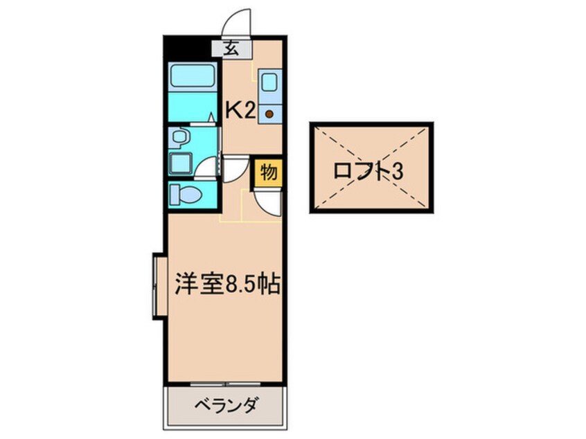 間取図 スズラン８