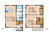スエルテ勝野　Ａ棟 2LDKの間取り