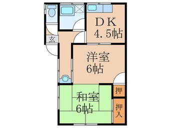 間取図 森アパ－ト