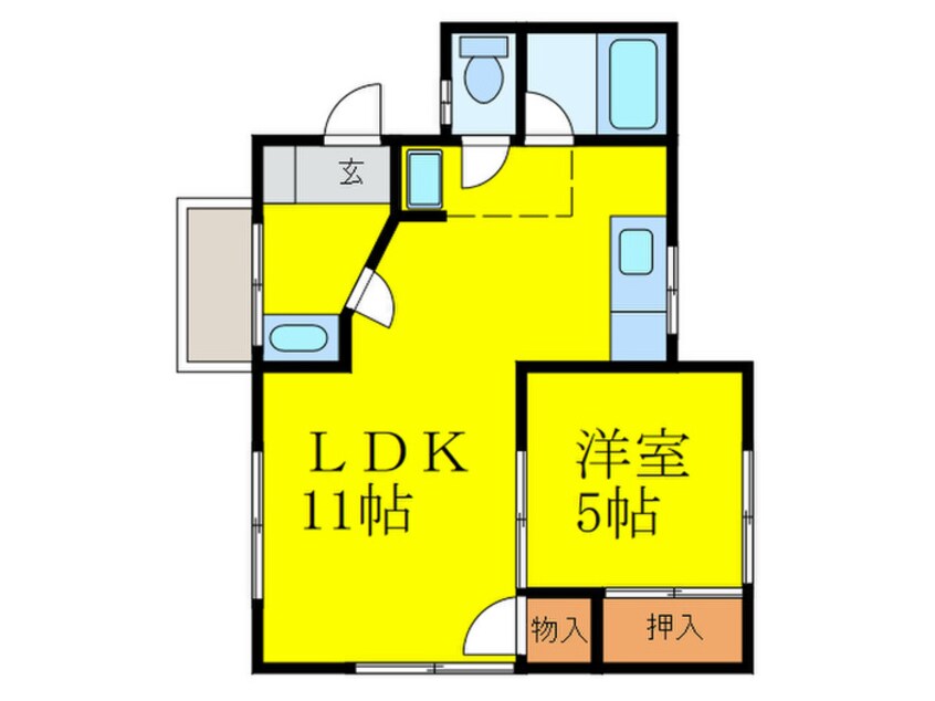 間取図 エスポワール春日