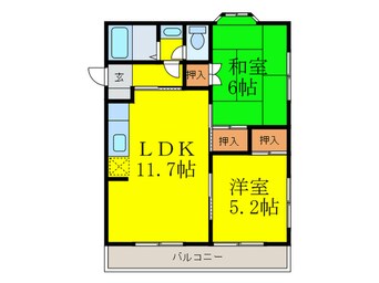 間取図 メゾンプランタン