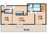 仮）GRANCASA守恒 2LDKの間取り