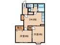 クレスト－ル森の木の間取図