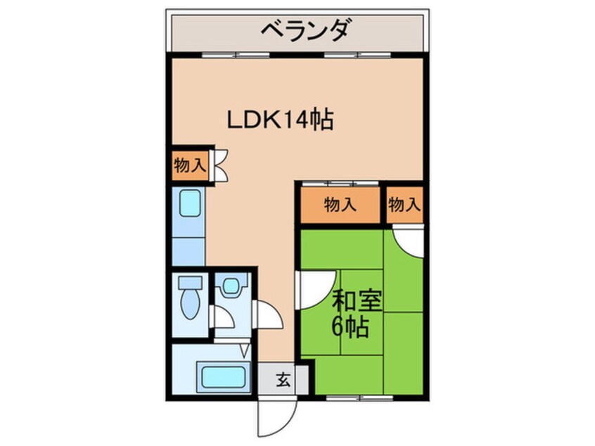 間取図 ヒカリハイツ