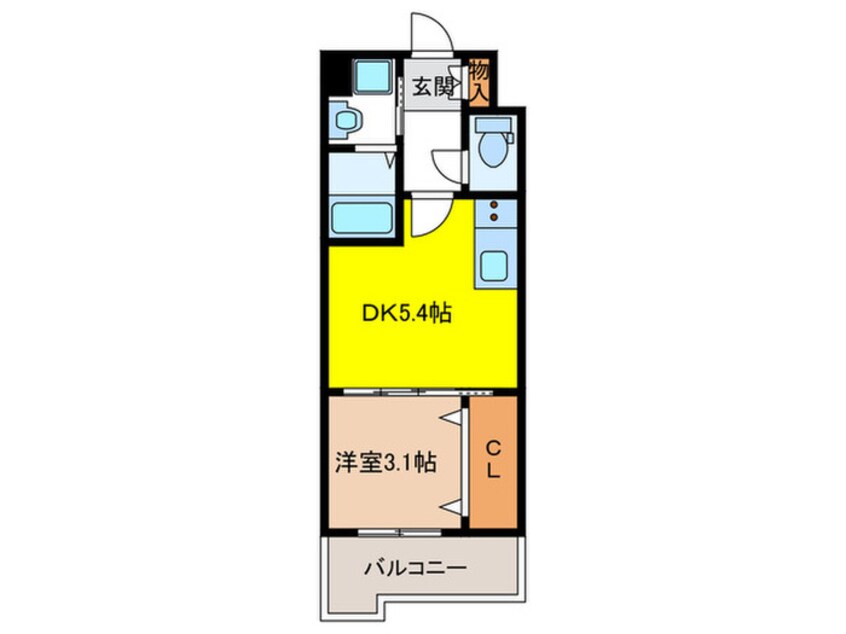 間取図 仮)グロース東那珂レジデンス