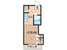 シティベ－ル南高須 1Kの間取り