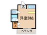 ロフトマンション本城東 1Rの間取り