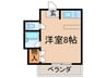 ロフトマンション本城東 1Rの間取り