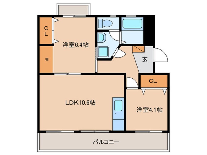 間取図 第２ヒロカネビル