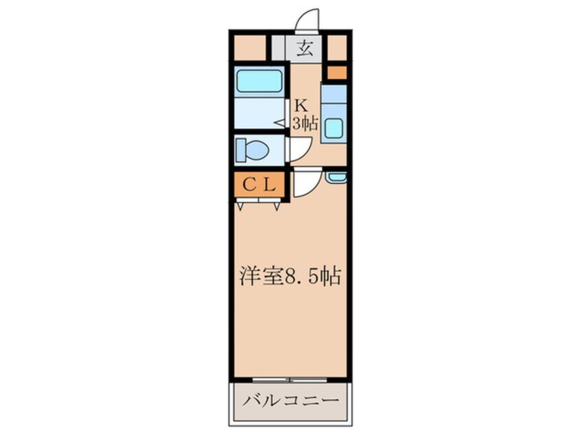 間取図 ギャラン前田