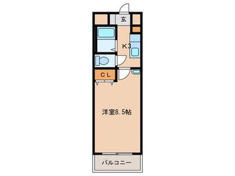 間取図 ギャラン前田