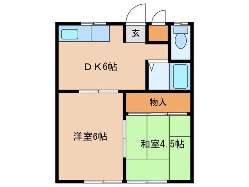 間取図 サンハイツダイトー