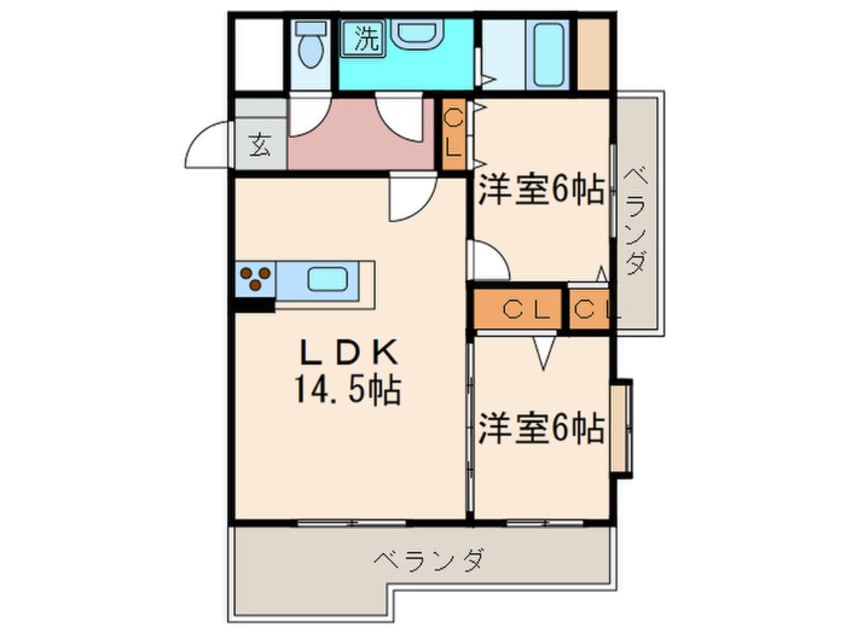 間取図 Ｅｔｒａｎｇｅ