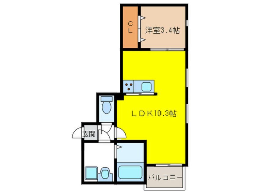 間取図 Ｃｒｅｃｉａ次郎丸