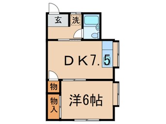 間取図 岩崎コ－ポ