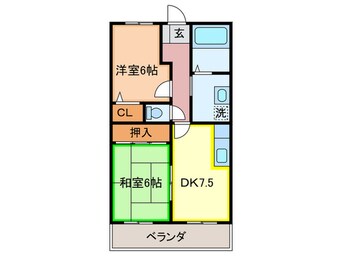 間取図 コーポレーション丸美