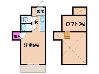 間取図 ソフィ２１二日市Ⅱ