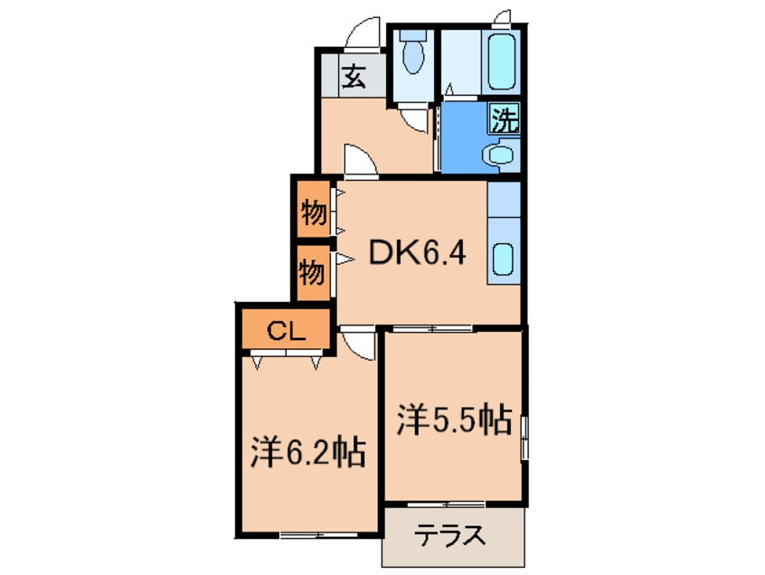 間取図 ベル・コリ－ヌⅠ