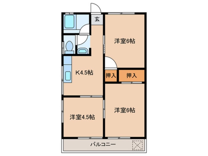 間取図 グリーンカーサ