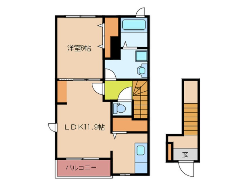 間取図 エスペランサ福間