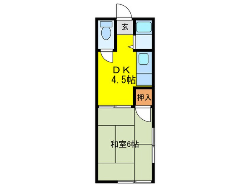 間取図 浜砂荘