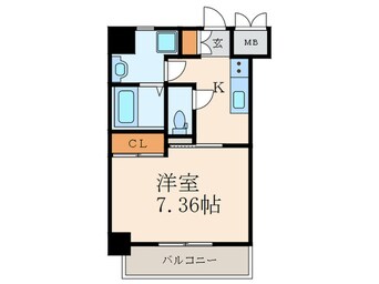 間取図 Studie小倉離宮